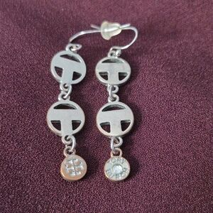 Tory BURCH Silver Dangle Earrings
